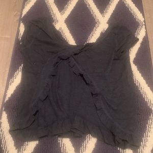 Hollister open back navy tee